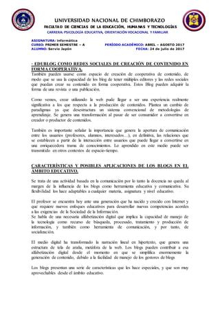 Blog En El Ambito Educativo PDF