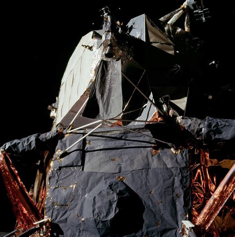 Close up image of the Apollo 11 Lunar Module, named Eagle. : space