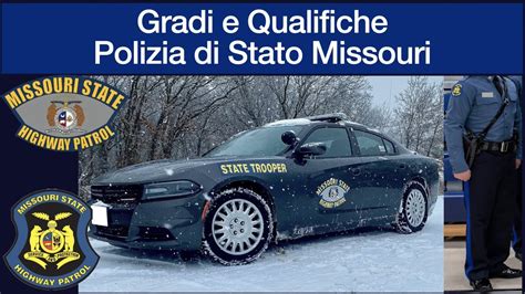 Gradi E Qualifiche Polizia Di Stato Missouri YouTube