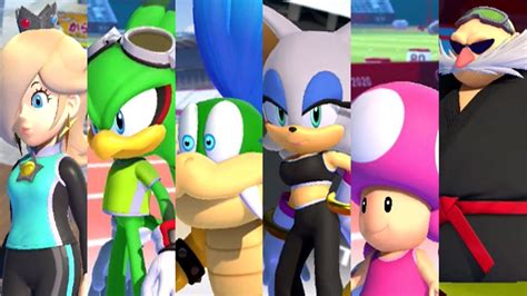 Mario And Sonic At The Olympic Games Tokyo All Guest Characters | Hot ...