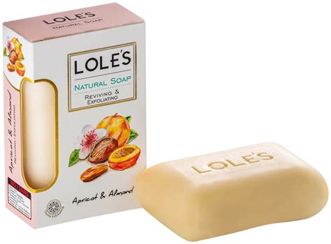 Мыло туалетное твердое Lole's Loles natural luxury с маслами миндаля и ...