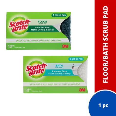 M Scotch Brite Scrub Pad Floor Bath Shopee Malaysia