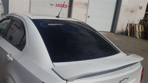 Тонировка + полоска на лоб — Chevrolet Aveo Sedan (2G), 1,6 л, 2012 ...