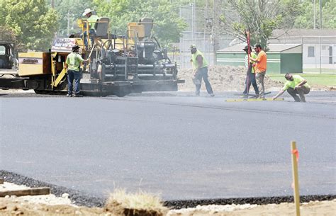 Pickleball court construction - Sidney Daily News