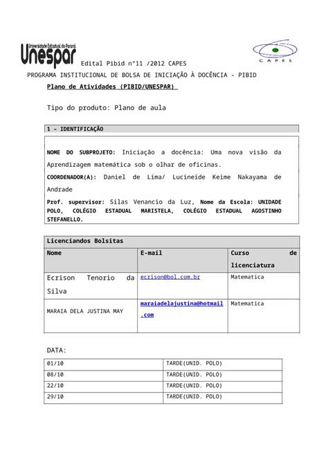 Doc Plano De Aula Numeros Decimais Nov Pdfslide Net Hot Sex Picture