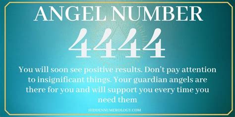 Discover the Meaning of Angel Number 4444