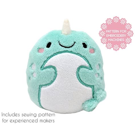 38 Designs Narwhal Plush Sewing Pattern Arifletisha