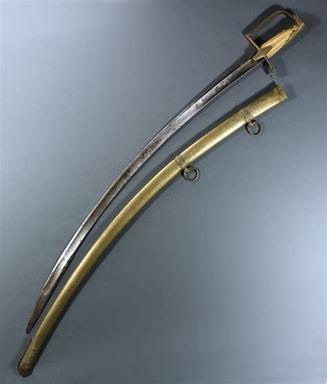 Ca1194 Napoleonic Light Cavalry Senior Officers Sabre With Scabbard