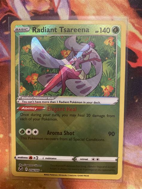 Pokemon Swsh Silver Tempest Radiant Tsareena Radiant Rare