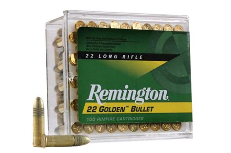 22lr Remington Golden Bullet 40gr Round Nose Ammo High Velocity 100rd Box Jandg Sales