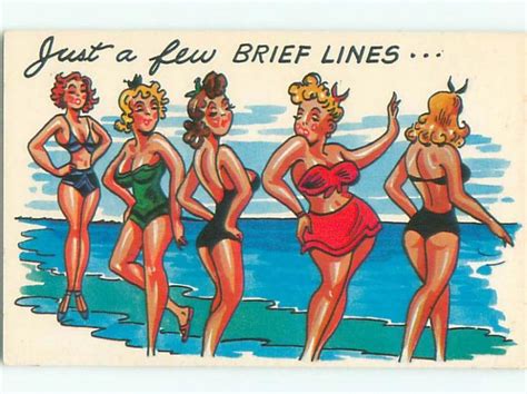 Pre Risque Comic Line Of Sexy Girls At The Beach Ab Topics