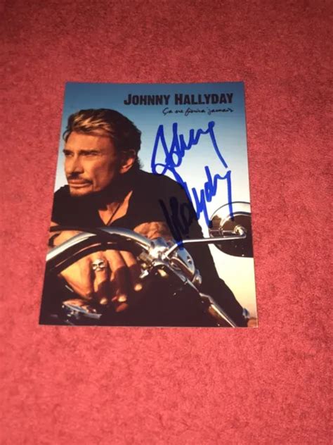 Photo Cartonn E D Dicac E Johnny Hallyday A Ne Finira Jamais Eur