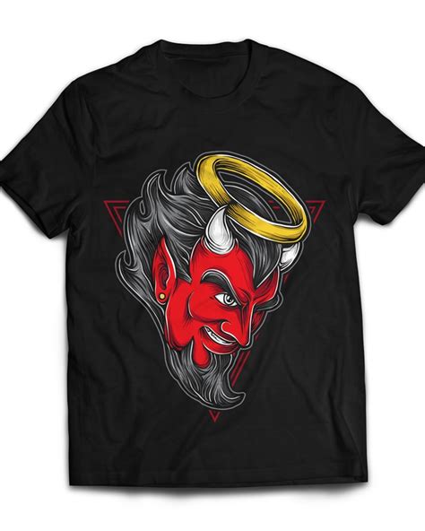 red devil  shirt design
