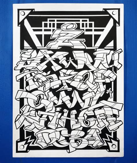 Graffiti Blackbook Alphabet