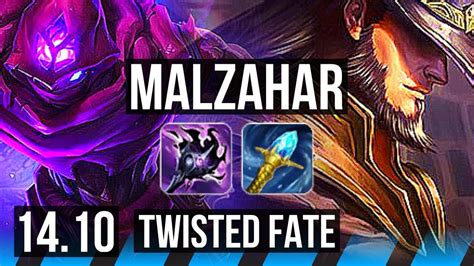 Malzahar Vs Twisted Fate Mid Games Br Master