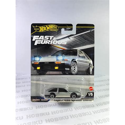 Hot Wheels Premium Toyota Ae Sprinter Trueno Fast N Furious Shopee Singapore