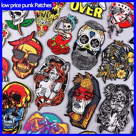 Parche Bordado Punk Bruja Snack Girl Parches Para Planchar Para Ropa