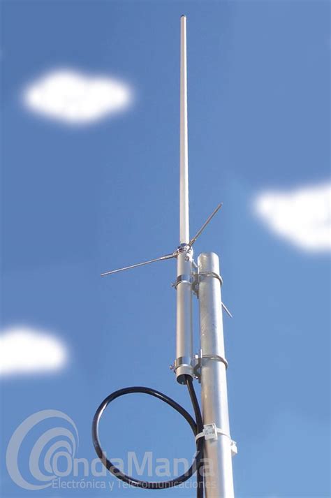 Antena Vertical De Base UHF De Fibra D ORIGINAL DX BC 200