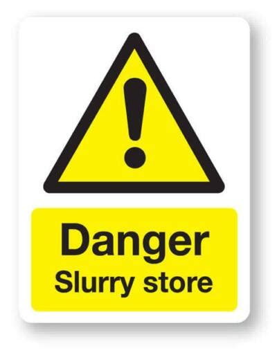 Slurry Store Toxic Gas No Entry Sign Farm Signs