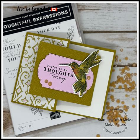 Stampin' Up! Thoughtful Expressions Joy Fold Card | Joy fold card, Fun fold cards, Cards