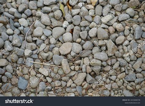 Gravel Texture Pebble Stone Background Light Stock Photo 2215846739