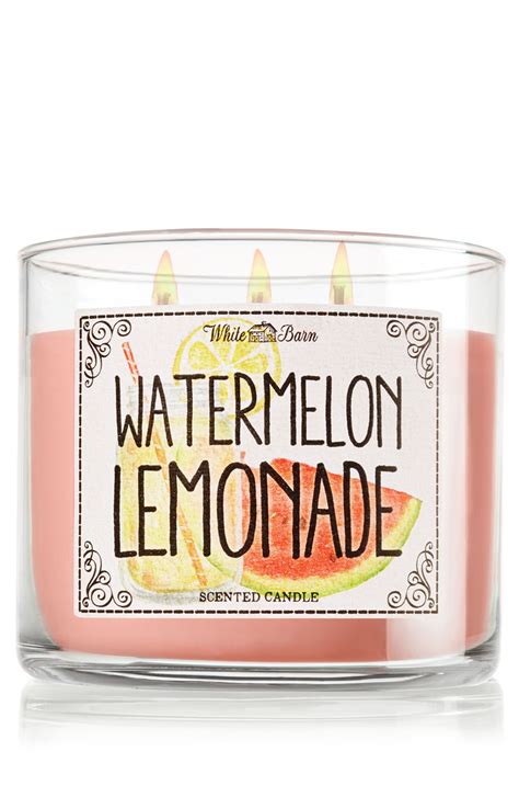 Watermelon Lemonade 3 Wick Bath And Body Works Candle Quench Your Thirst For Long Summer Days