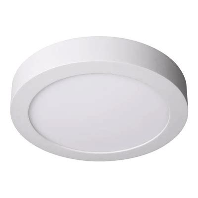 LUZ DESING Panel Led 24w Plafon Redondo 30cm Acero Platil Luz Desing