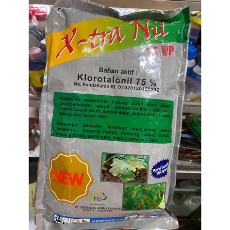 Jual Fungisida Klorotalonil Xtra Nil X Tra Nil Ukuran Gram Shopee