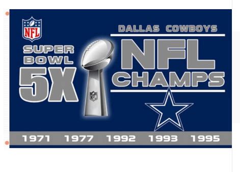 Dallas Cowboys Flag-3x5 NFL Banner-100% polyester-Helmet-Champions ...