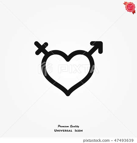 Erotic Icon Love And Sex Vector Symbol Stock Illustration PIXTA