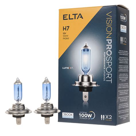 Elta Vision Pro Sport H7 autóizzó12V 100W, 2db/csomag - Lumenet