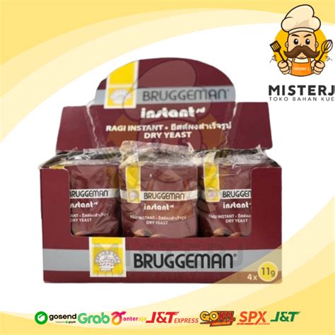 Jual Bruggeman Brown Instan Dry Yeast 11 Gram X 4 Pcs 1 Sachet