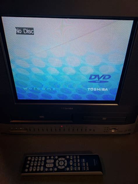 Toshiba Mw F Tv Vhs Dvd Combo Retro Gaming Card Slot Crt W