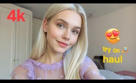 K See Through Transparent Lingerie Sheer Transparent Try On Haul Swimwear Try On Haul