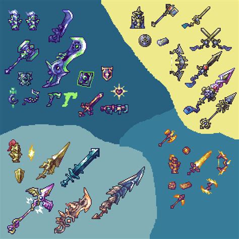 All Sprites I Made This Year Includes Resprites Of My Old Ones Rterraria