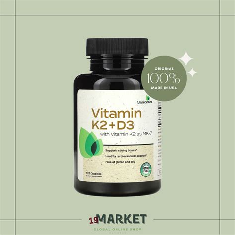 Jual Futurebiotics Vitamin D3 5000iu With Vitamin K2 90mcg As MK 7 120