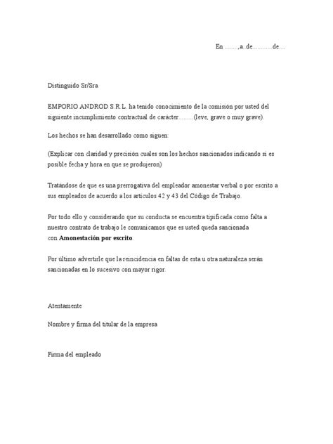 Carta De Amonestacion Effective Meeting Minutes Template Riset