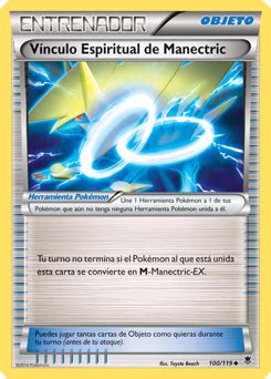 Vínculo Espiritual de Manectric XY Fuerzas Fantasmales Base de