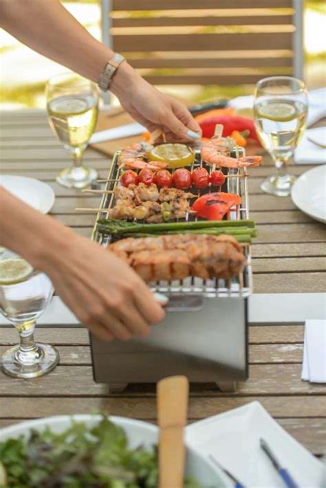 Modern Hibachi Charcoal Grills Designed To Inspire Social And Interactive Tabletop Cooking Phở