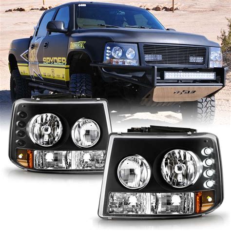 Chevy Silverado Suburban Tahoe In Led Halo Headlights