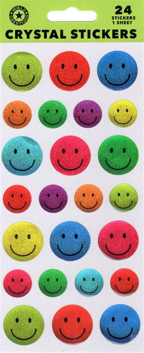 Stickers Smiley Faces Card And Caboodle