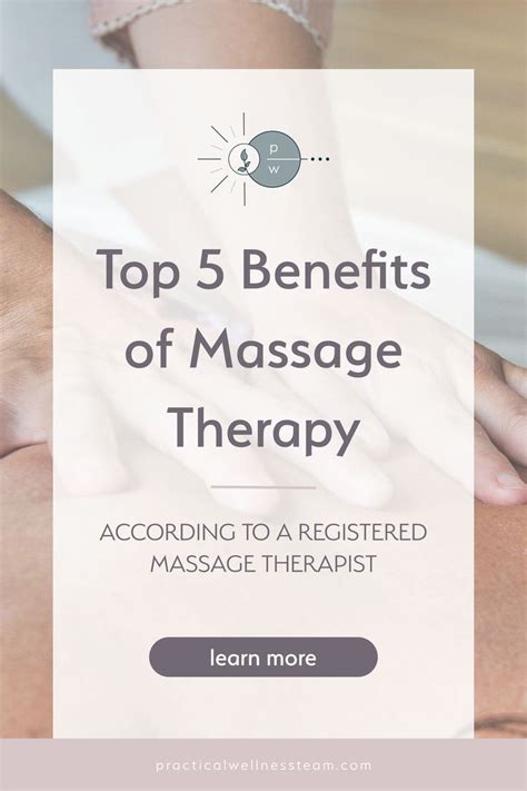 Top 5 Benefits Of Massage Therapy Artofit