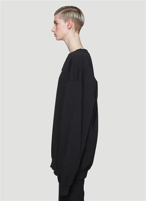 Vetements Cotton Fuck You Sweater In Black Lyst