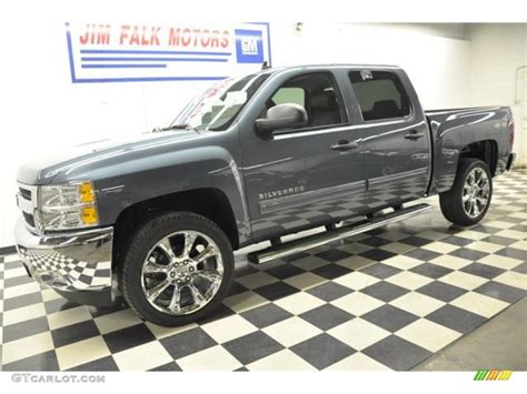 Blue Granite Metallic Chevrolet Silverado Lt Crew Cab X