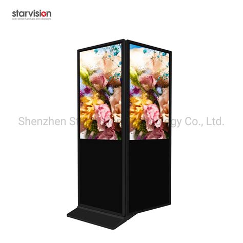 Inch Indoor Commercial Lcd Advertising Touch Screen Dual Displays