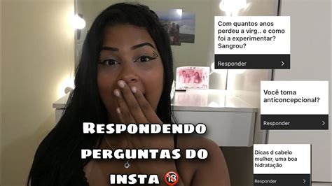 RESPONDENDO PERGUNTAS DO INSTA PESADÃO YouTube