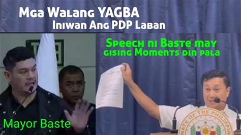 Mayor Baste Parang Si FPRRD Lang Din Kung Mag Speech Kita Mo Talaga Ang