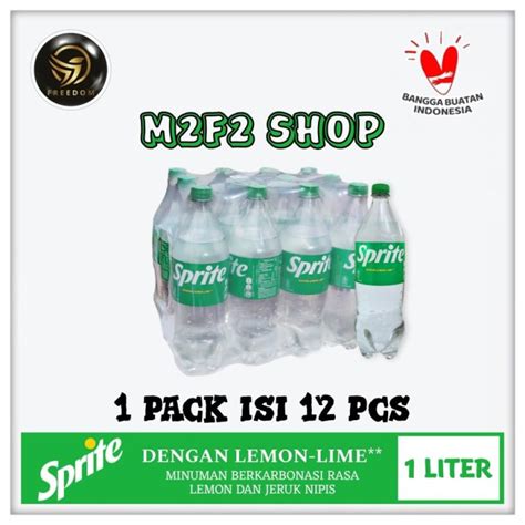 Sprite Original MInuman Bersoda Botol Plastik Pet 1000 Ml 1 Liter