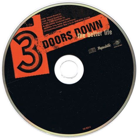 3 Doors Down The Better Life Cd Better Life 3 Doors Down Life