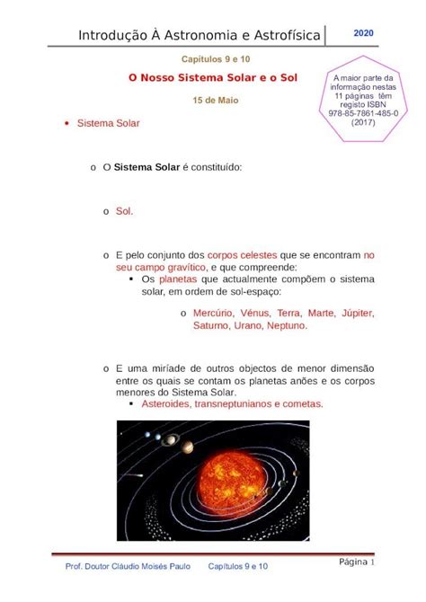 Pdf Introdu O Astronomia E Astrof Sica Introdu O